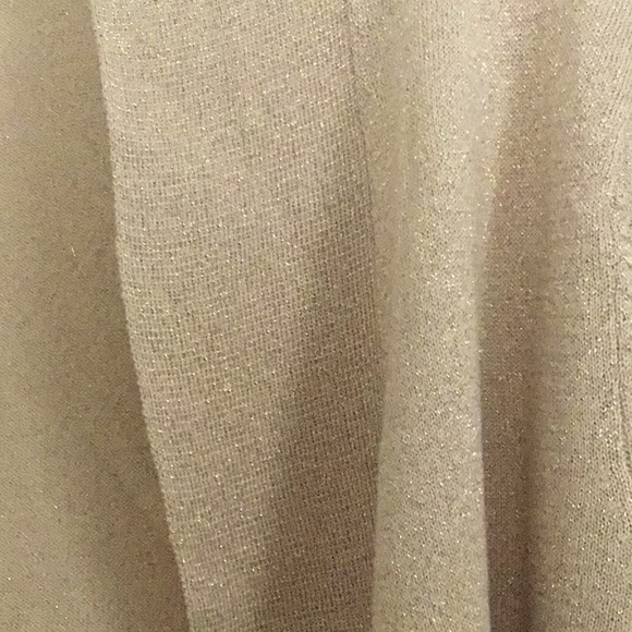 Gold 3/4 sleeve shrug, large - Picture 3 of 5